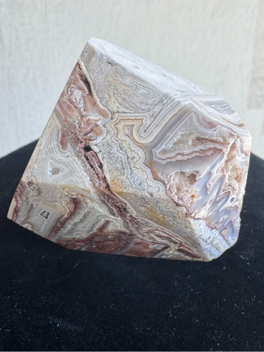 Mexican Crazy Lace Agate polished free form - Picture 6 of 6